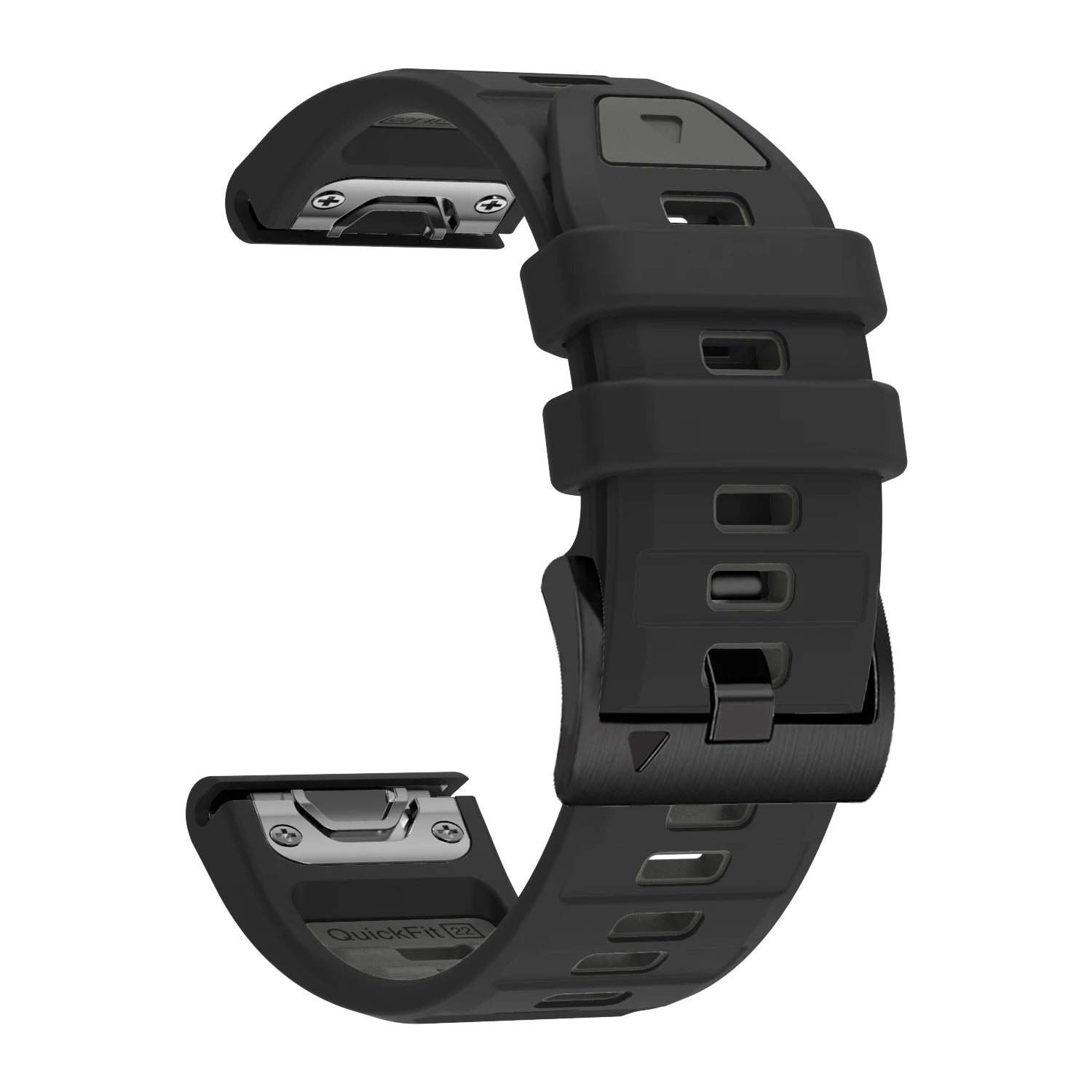 QuickFit silicone wristband 22/26 mm for Garmin watches