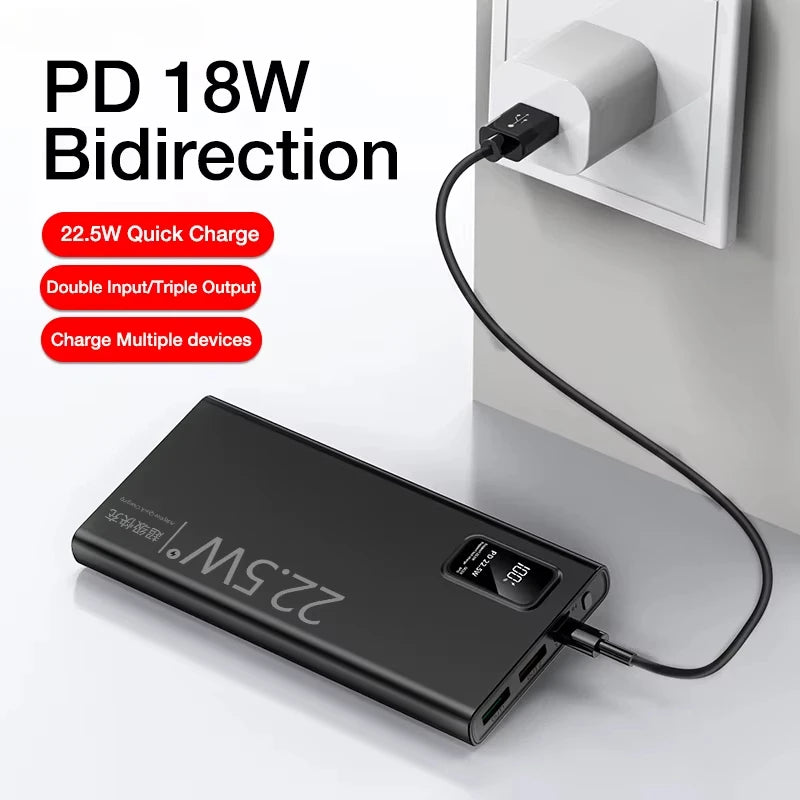 20000mAh Powerbank USB C Schnellladung Ersatzakku