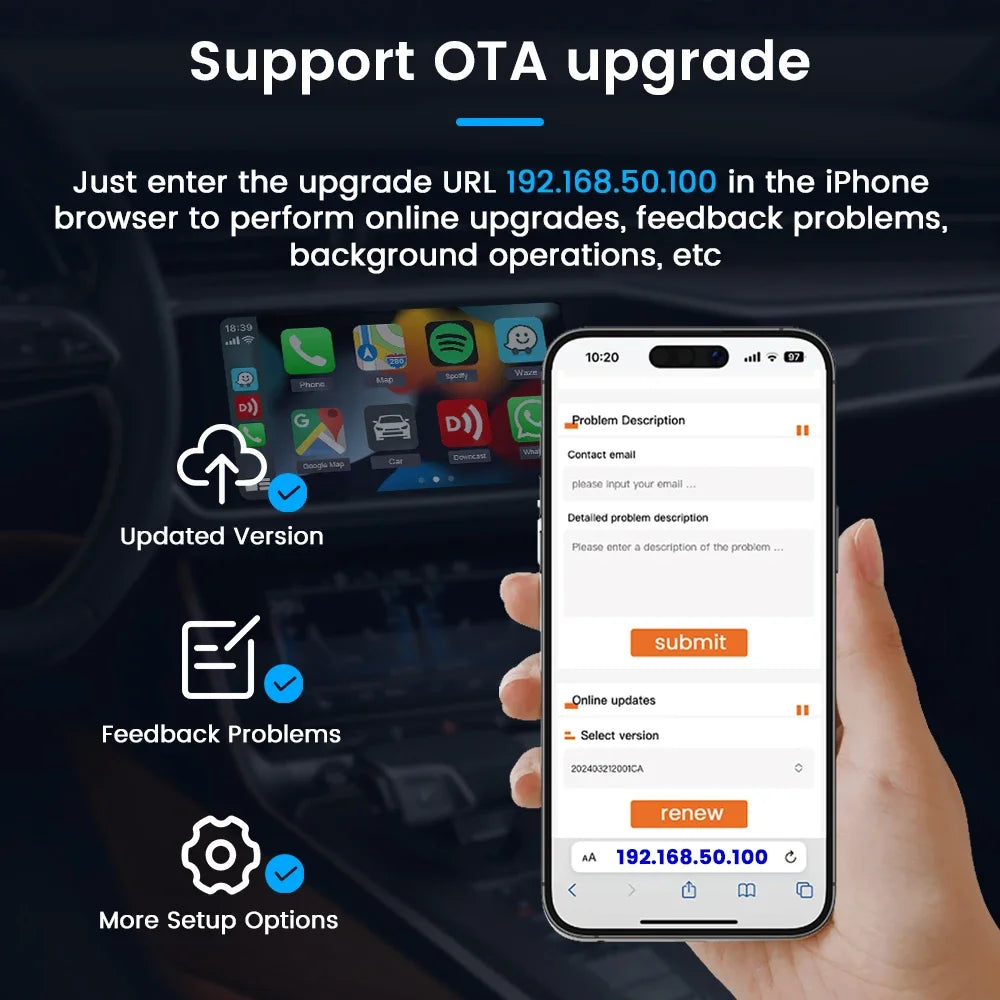 Carlinkit Wireless CarPlay Adapter MINI SE