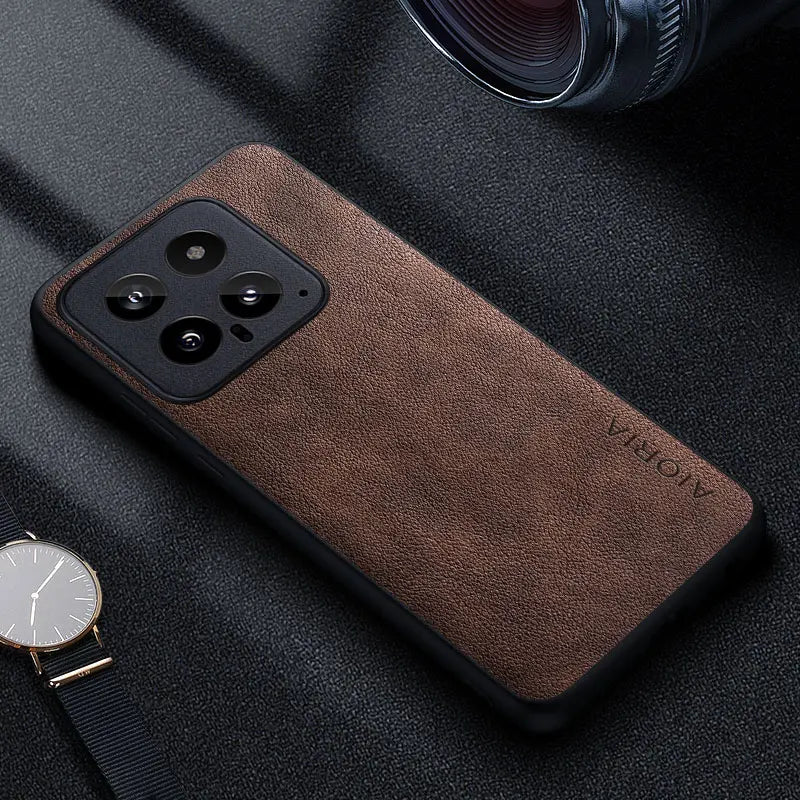 Premium Lederhülle für Xiaomi 14 Serie