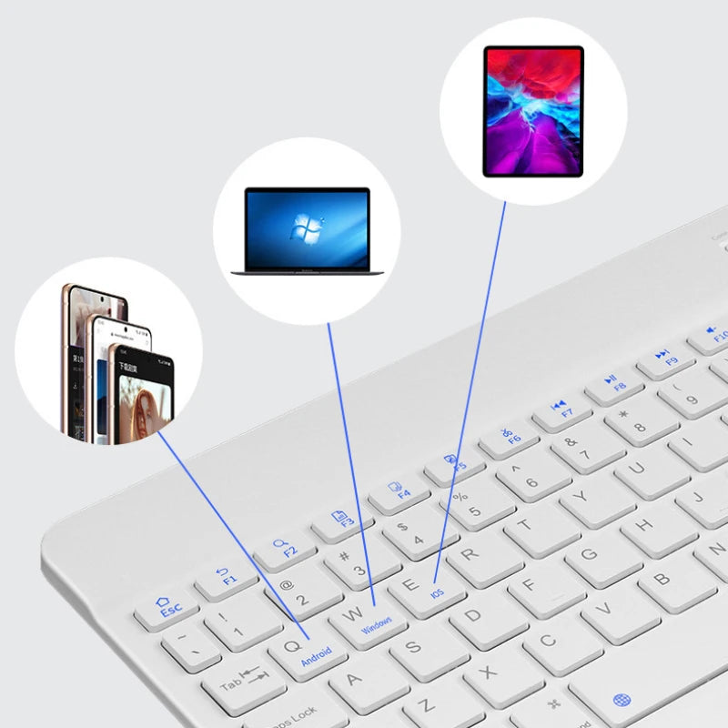 10" Magnet Bluetooth Tastatur iPad