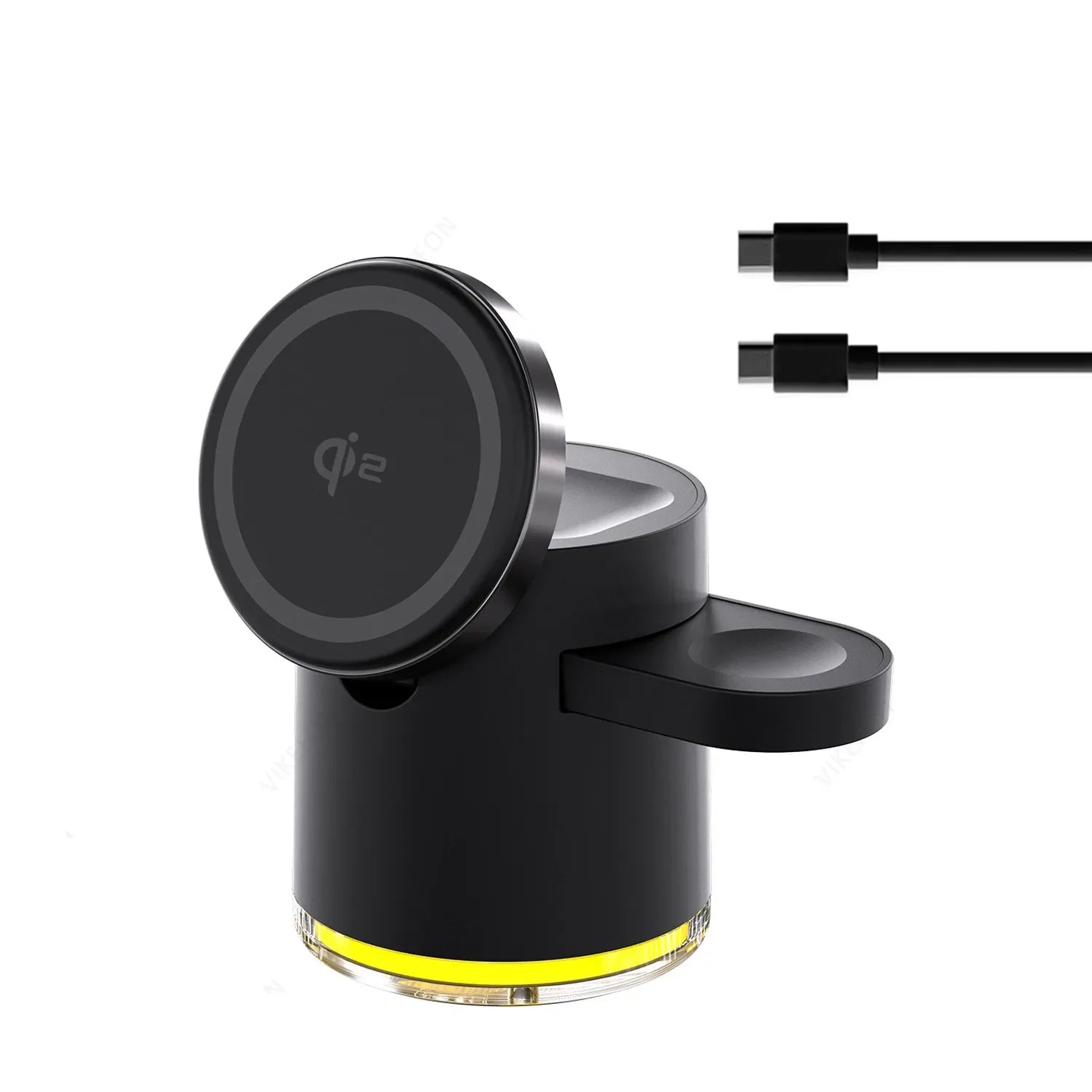 Faltbare 4-in-1 Qi2 Ladestation für iPhone & Watch