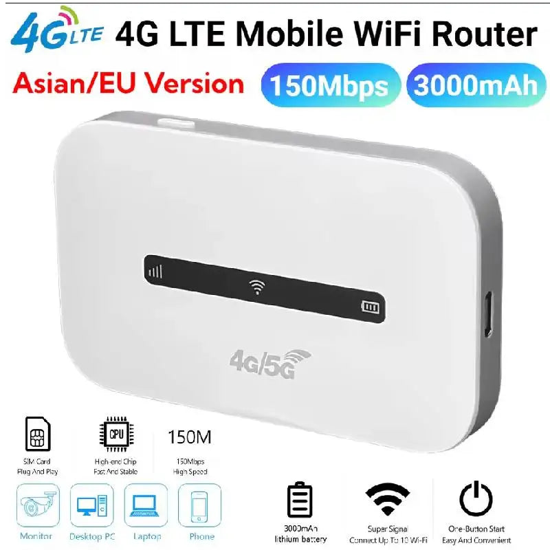 Mobiler 4G LTE Hotspot Router 3000mAh