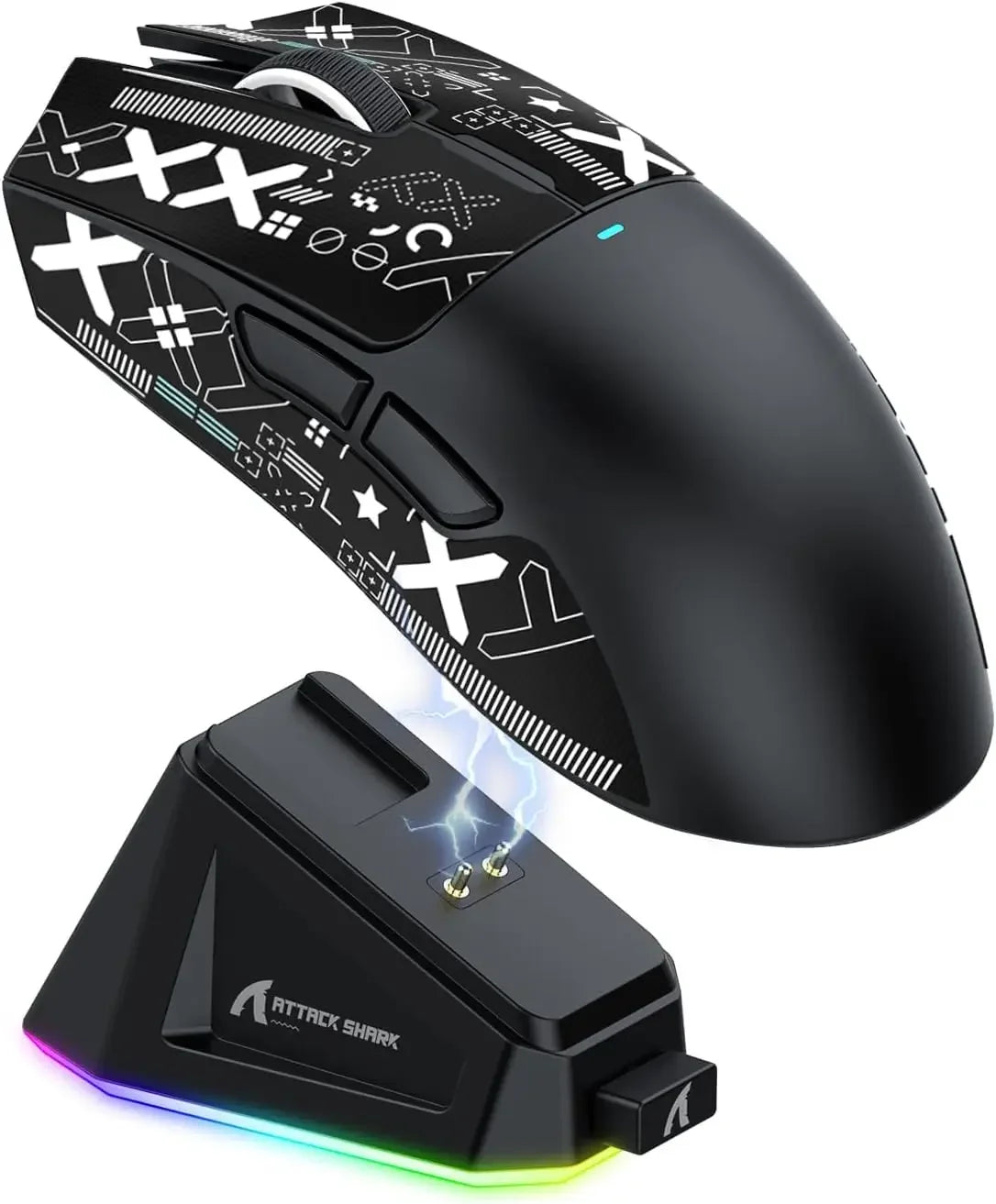 Kabellose Gaming-Maus X11 mit RGB und Bluetooth
