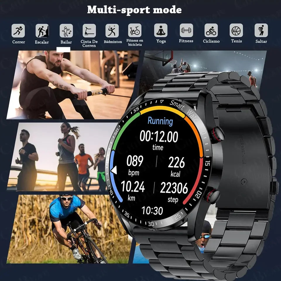 Wasserdichte Sport-Smartwatch 2025 für Damen & Herren