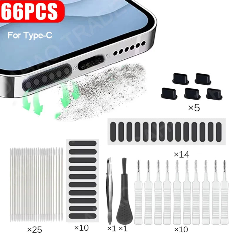 66PCS Handy Reinigungsset iPhone & Co.