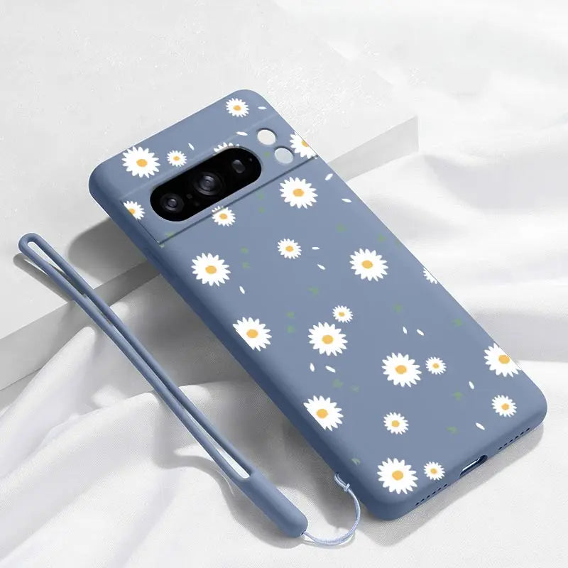 Pixel 8 Pro Hülle mit Blumen-Armband