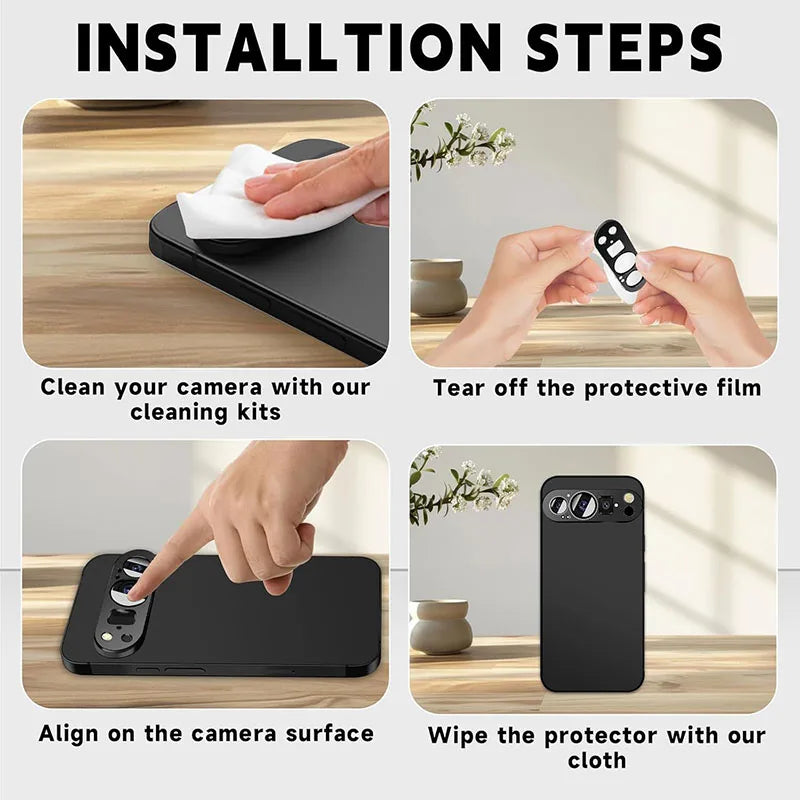 Pixel 9 Pro Kameraobjektivschutz Metall