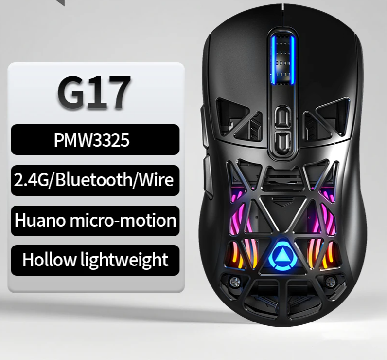 Dreifach-Modus Leichte Wireless Gaming Maus für PC
