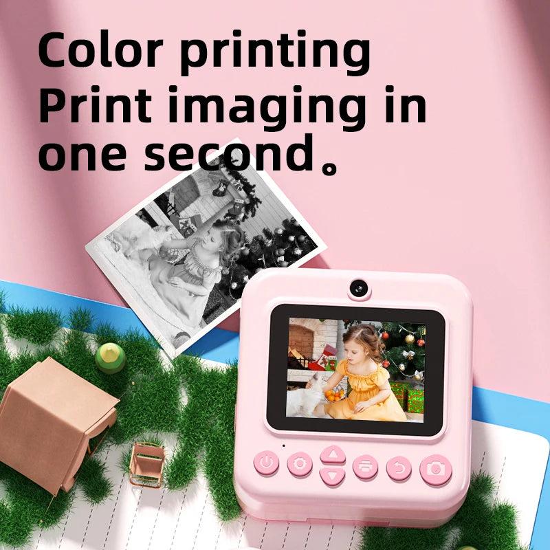 Neue Kinderkamera Mini Sofortdruck 1080P HD 64G