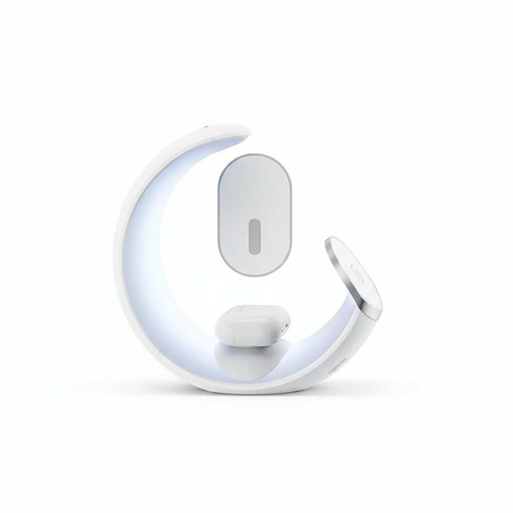 4-in-1 Magnetische Kabellose Ladestation mit Lampe