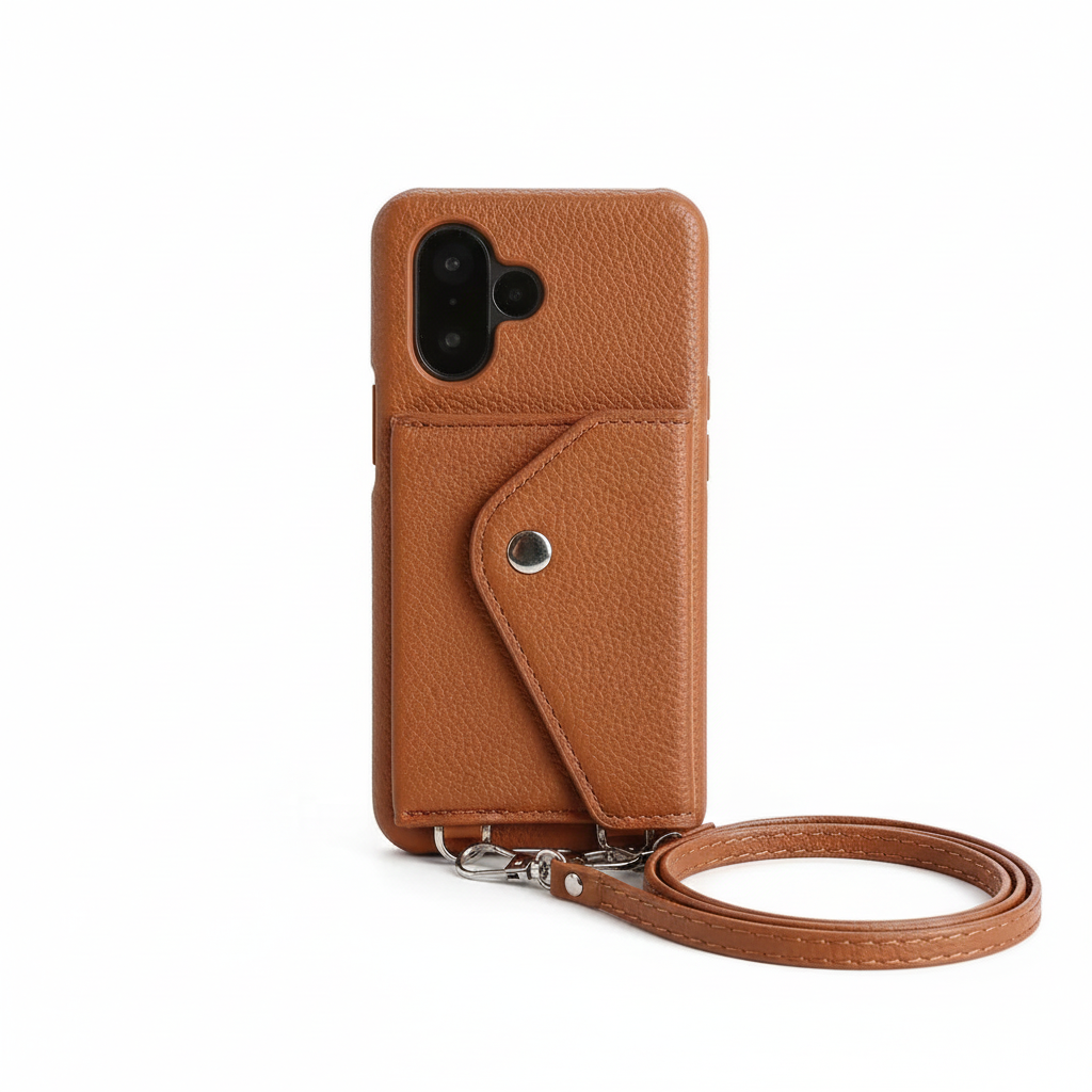 Crossbody leather case for Google Pixel 8 Pro