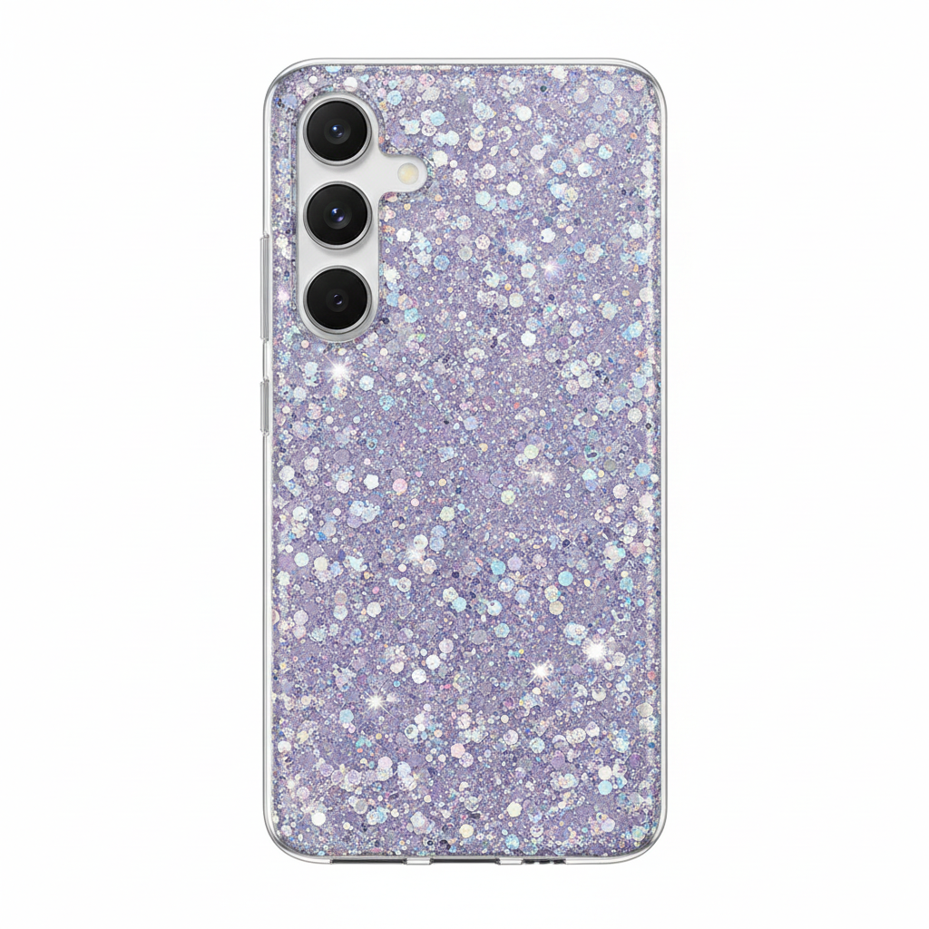 Luxurious glitter silicone case for Samsung S25 Plus