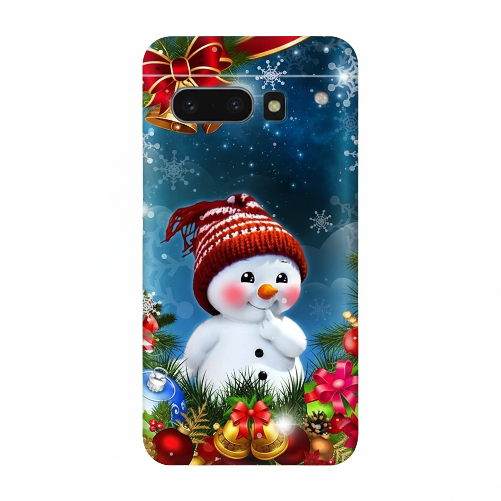 Soft Christmas TPU case for Google Pixel 8 and 9 series, shockproof, flexible, non-slip, durable, perfect fit, festive silicone case