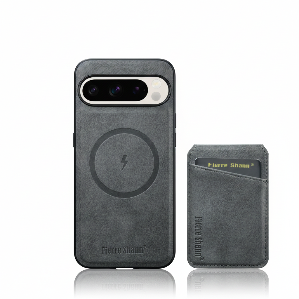 Business Lederhülle mit Kartenfach für Google Pixel 10