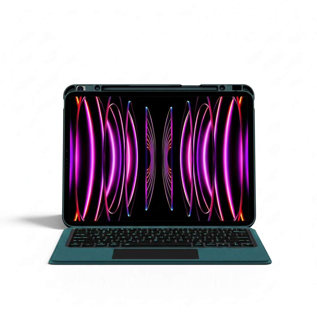 Tastatur mit Hintergrundbeleuchtung für iPad Pro & Air Hülle 11–13 Zoll