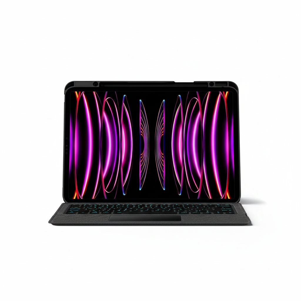 Tastatur mit Hintergrundbeleuchtung für iPad Pro & Air Hülle 11–13 Zoll