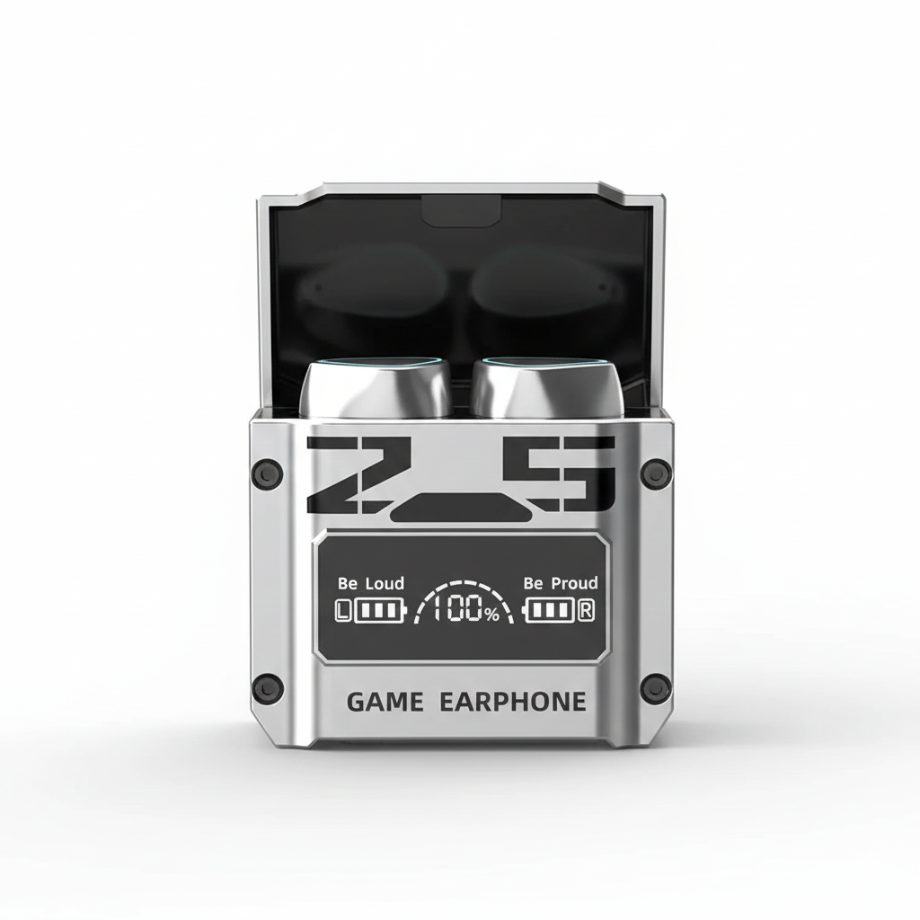 Wireless Mecha-Style In-Ear Headphones