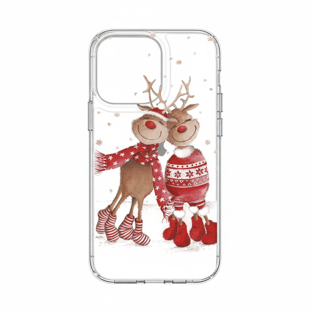 Cheerful Christmas tree Santa phone case for Samsung S25