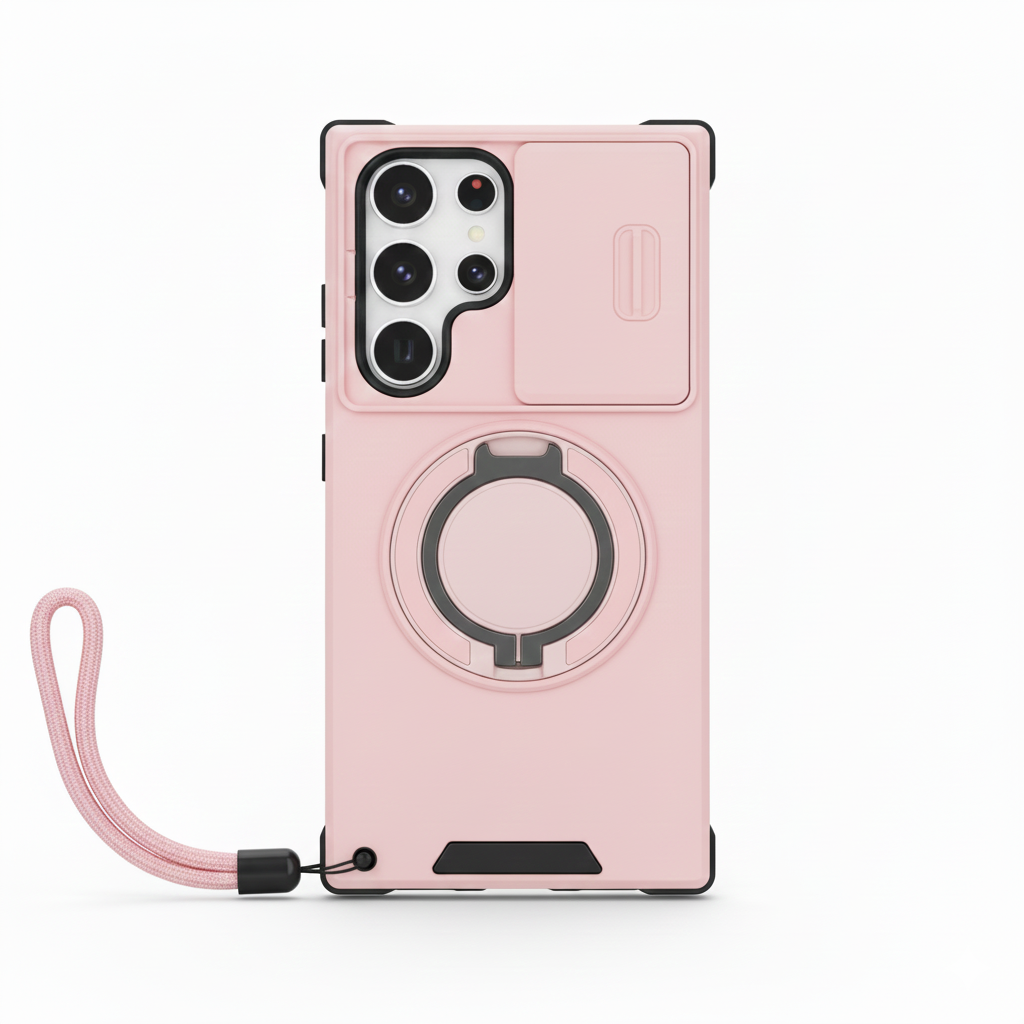 Magnetic armor case with stand for Galaxy S25