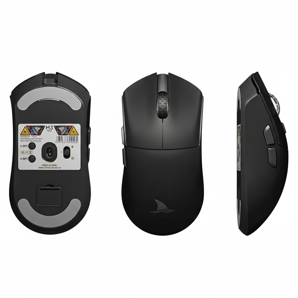 Leichte Bluetooth 2.4G Maus mit Drei-Modus für präzises Gaming & Office