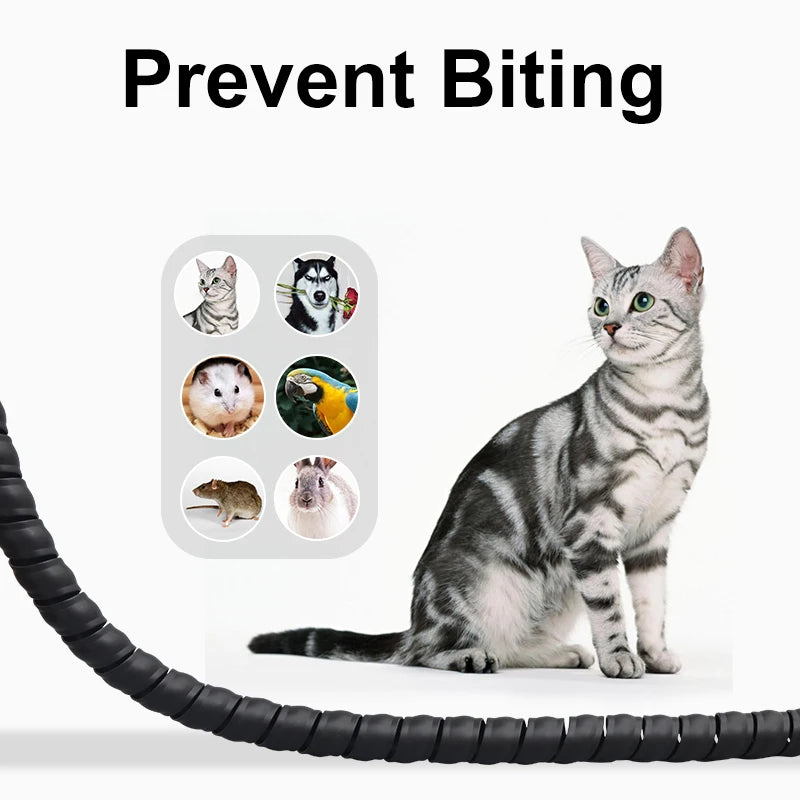 Spiral cable protection 2m wire protection pipe motorcycle office