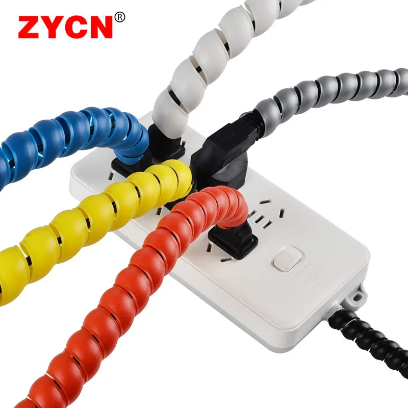 Spiral cable protection 2m wire protection pipe motorcycle office