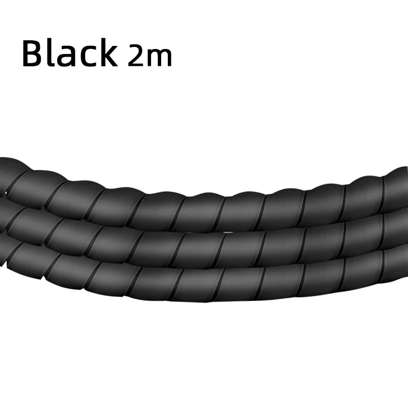 Spiral cable protection 2m wire protection pipe motorcycle office