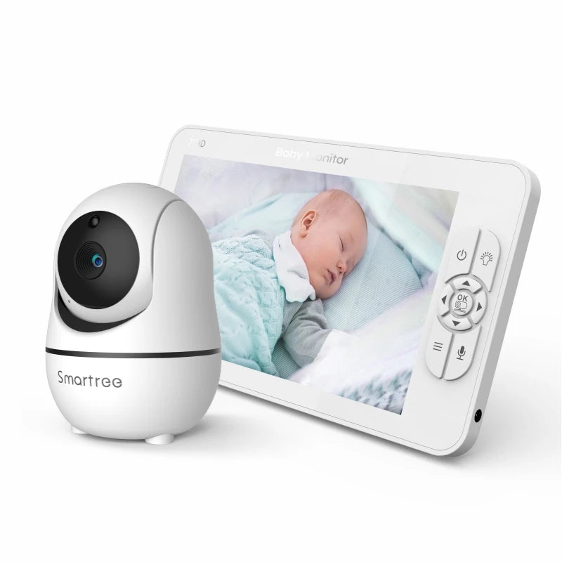 1080P HD Babyphone Split Screen mit Zoom & Fernsteuerung