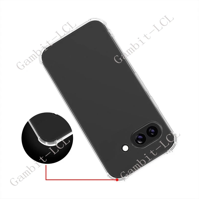 Stoßfeste Silikonhülle für Google Pixel 9