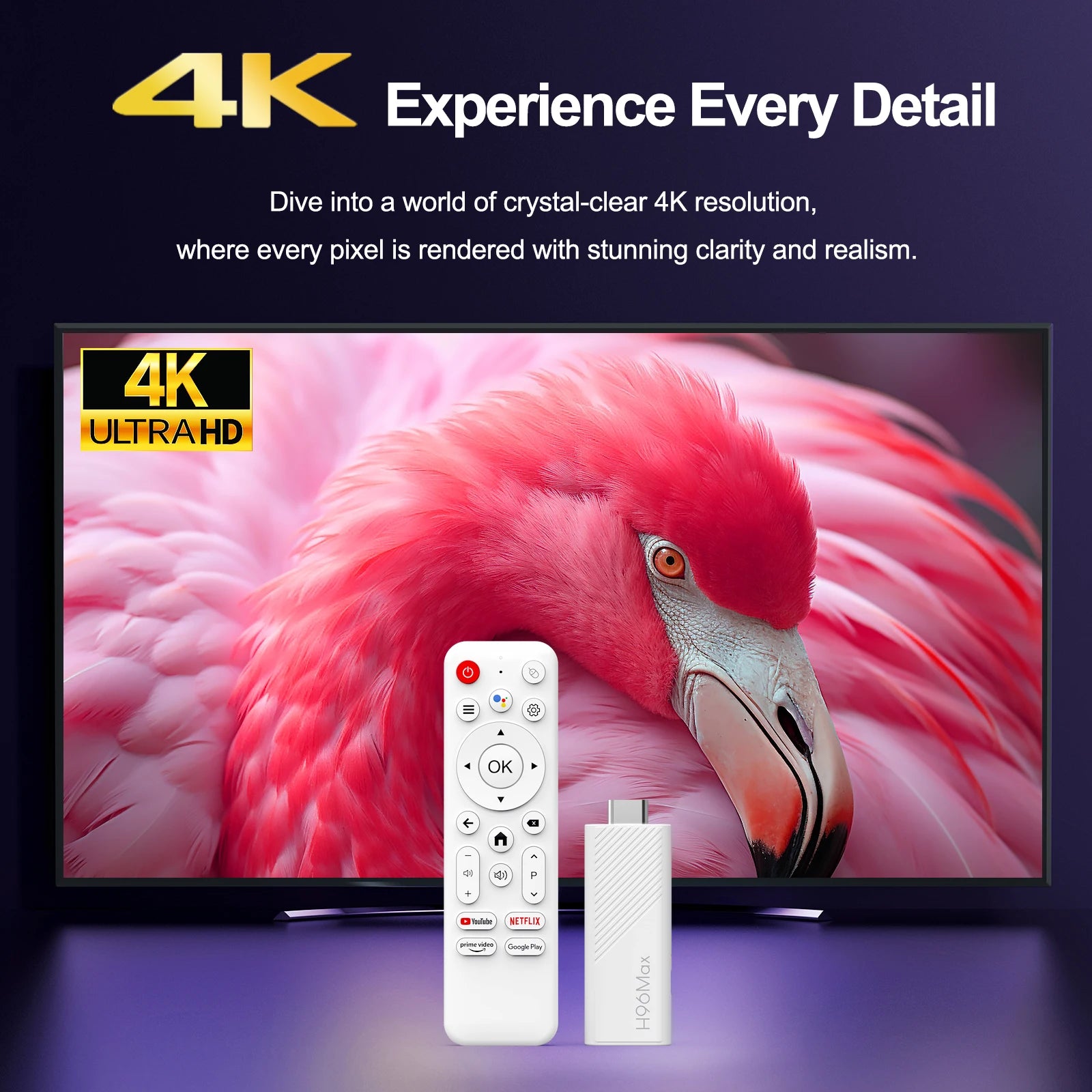 4K HDR Smart TV Stick with Dual-Band WiFi6 &amp; Voice Control