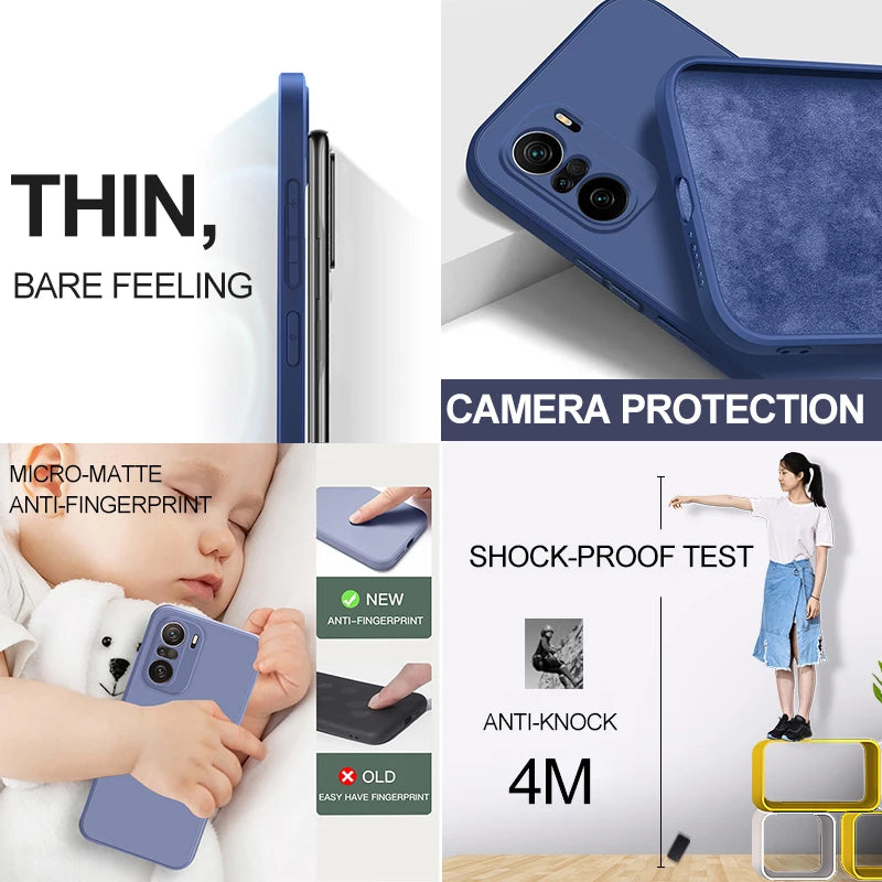 Farbige Vollschutz Hülle für Xiaomi Poco