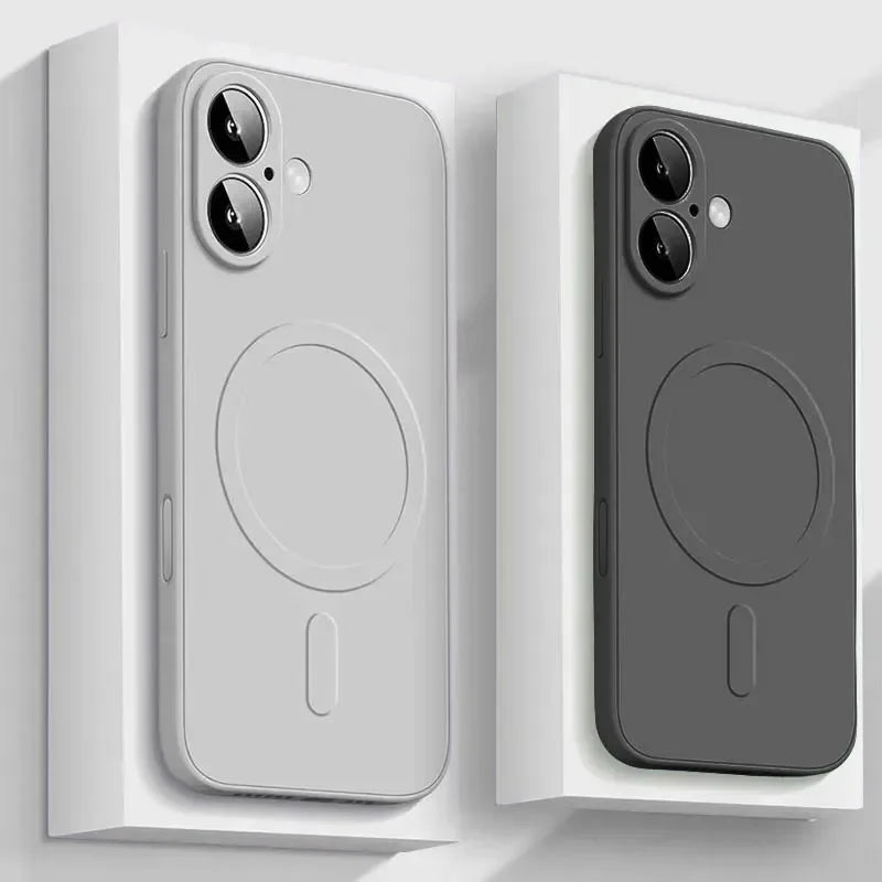 Luxus MagSafe Silikonhülle iPhone
