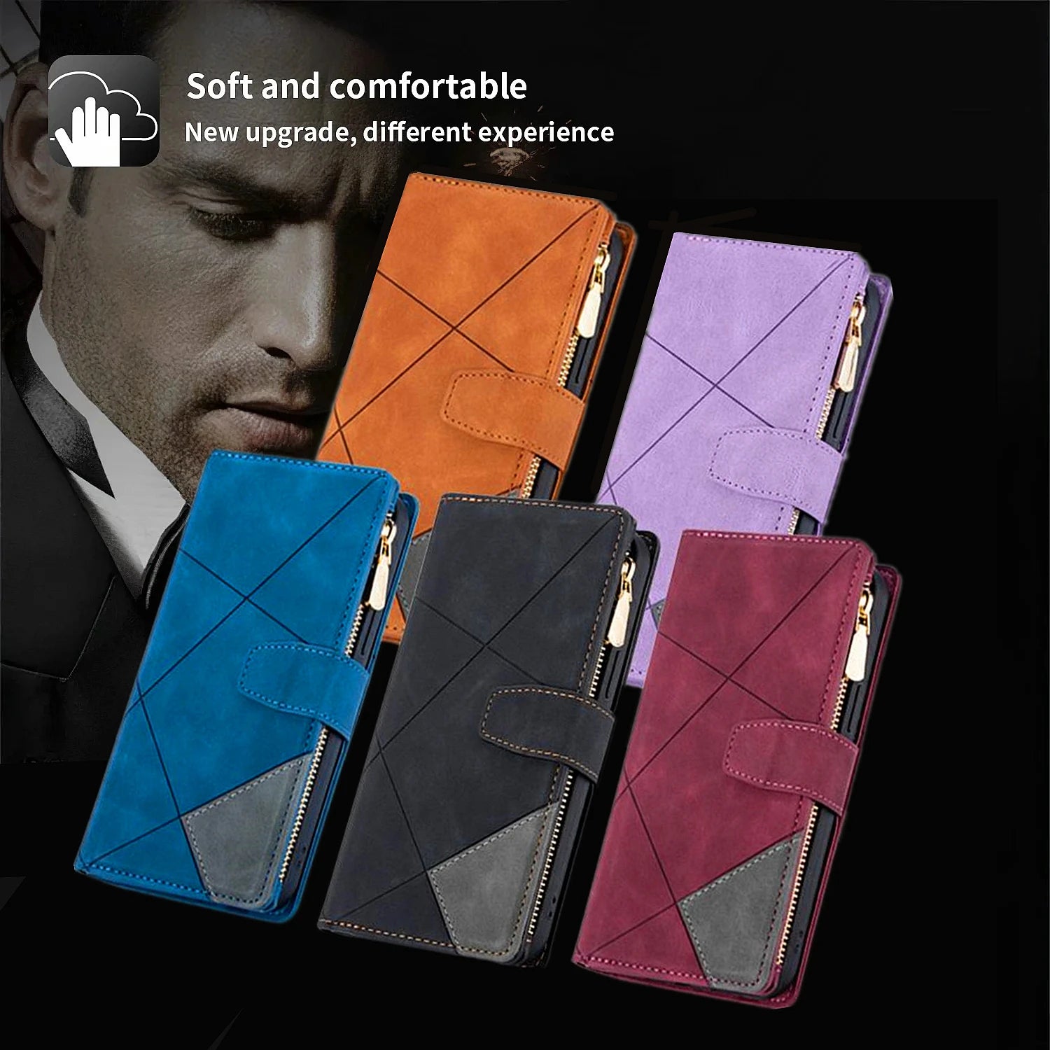 Flip Ledertasche für Xiaomi & Poco