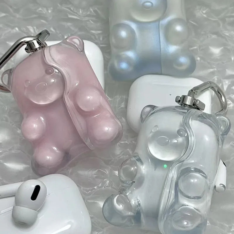 Niedliche Gummibärchen Airpods Hülle süßer Bär