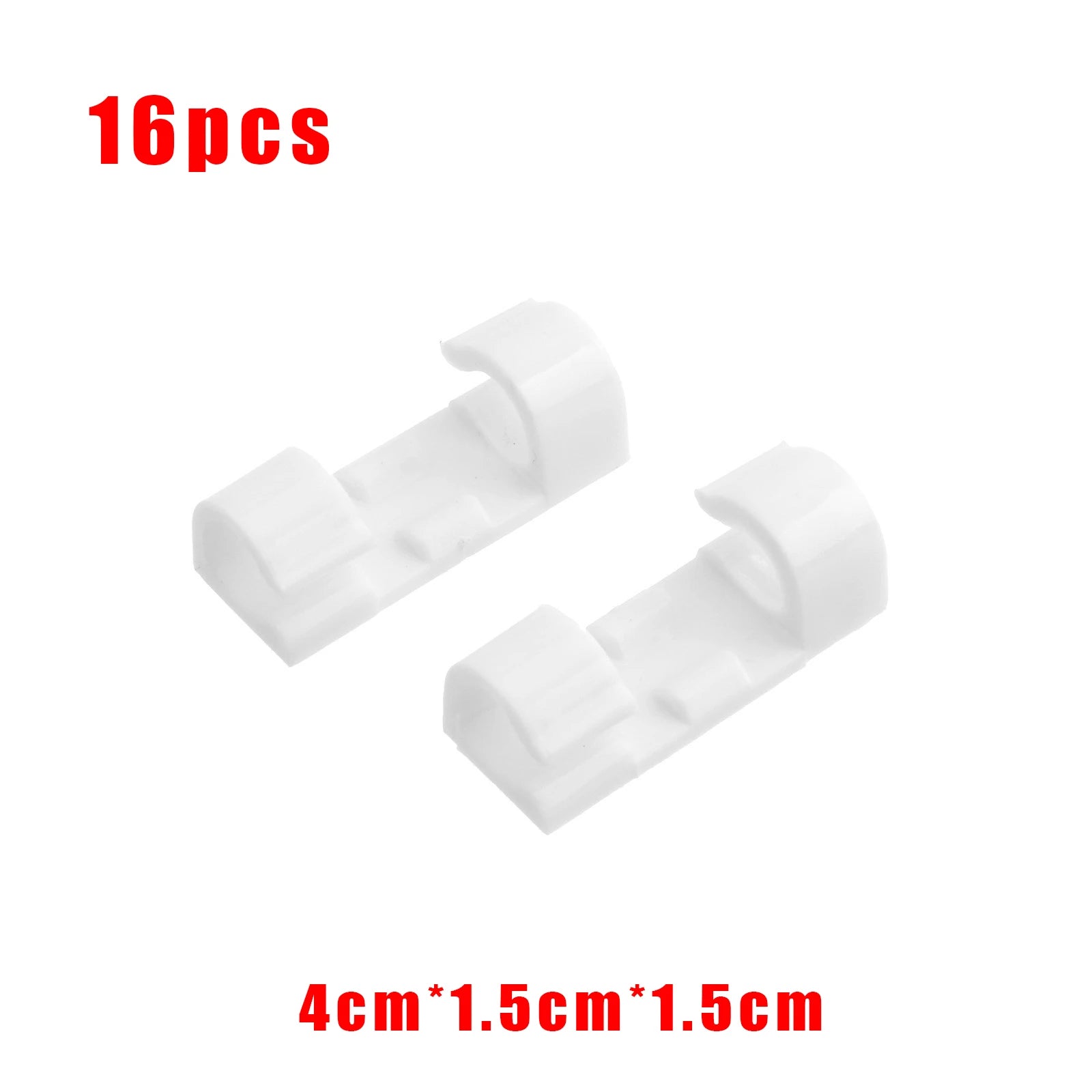 Self-adhesive cable clips for cable organization &amp; office