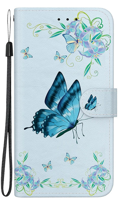 Stand Flip Wallet Hülle für Samsung Galaxy S25 Cartoon