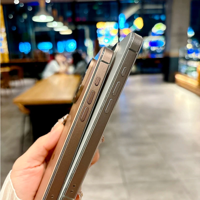 Luxus Magnet Hülle aus Aluminium für iPhone 17 – Edles Design