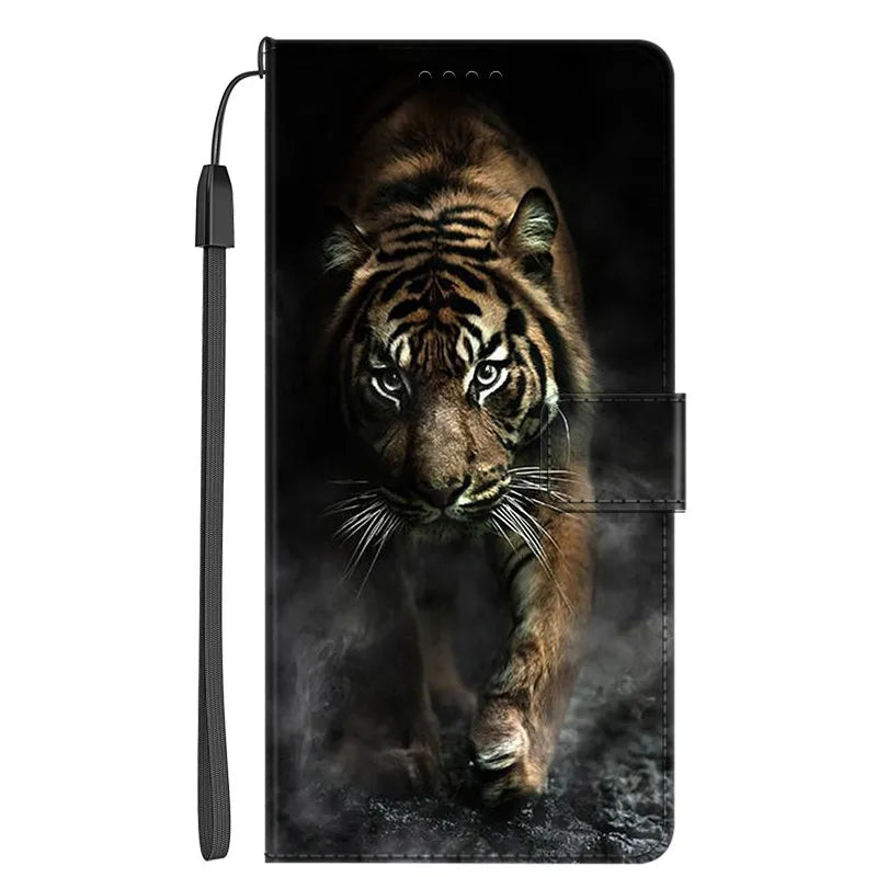 Marmor Weihnachts Ledertasche für Google Pixel 7 Pro Flip Case mit Kartenfach