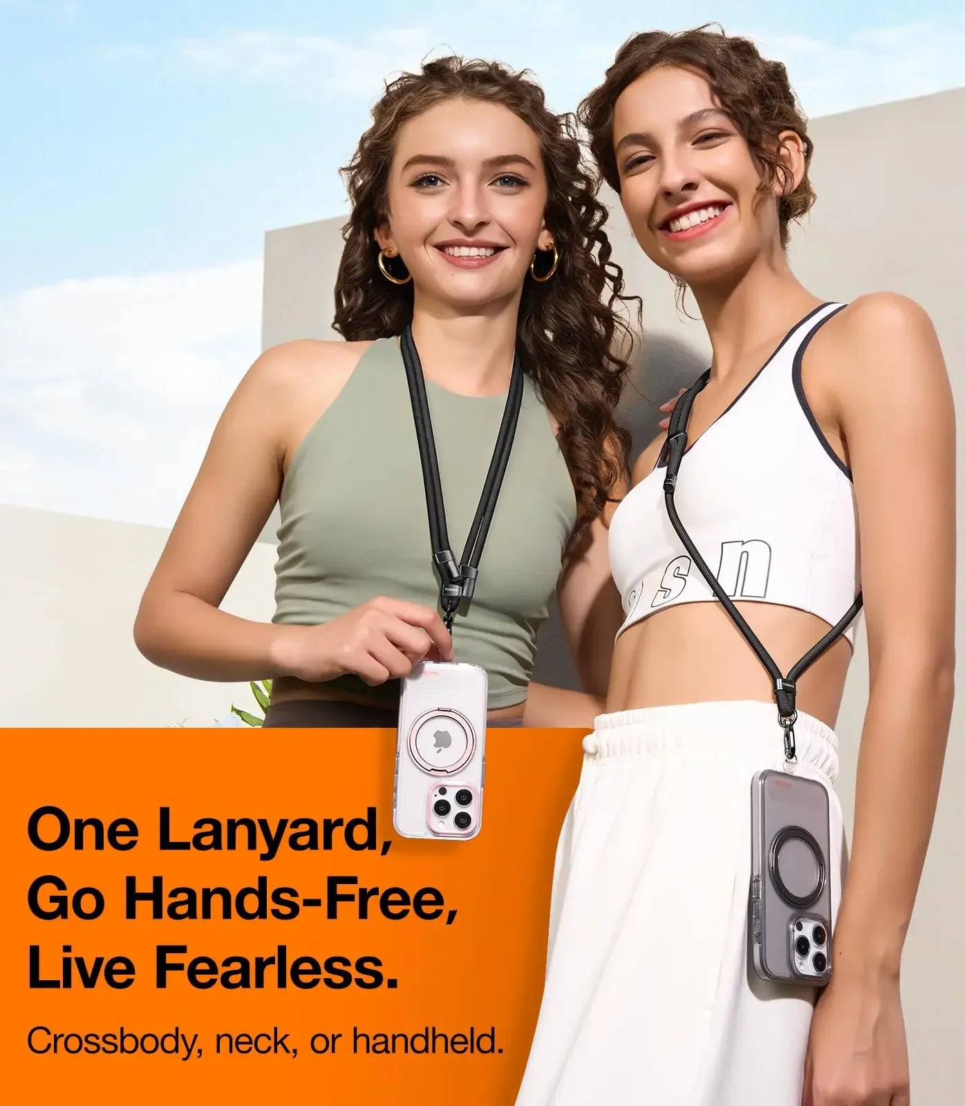 Verstellbares Handy-Lanyard mit Sicherheitsschutz