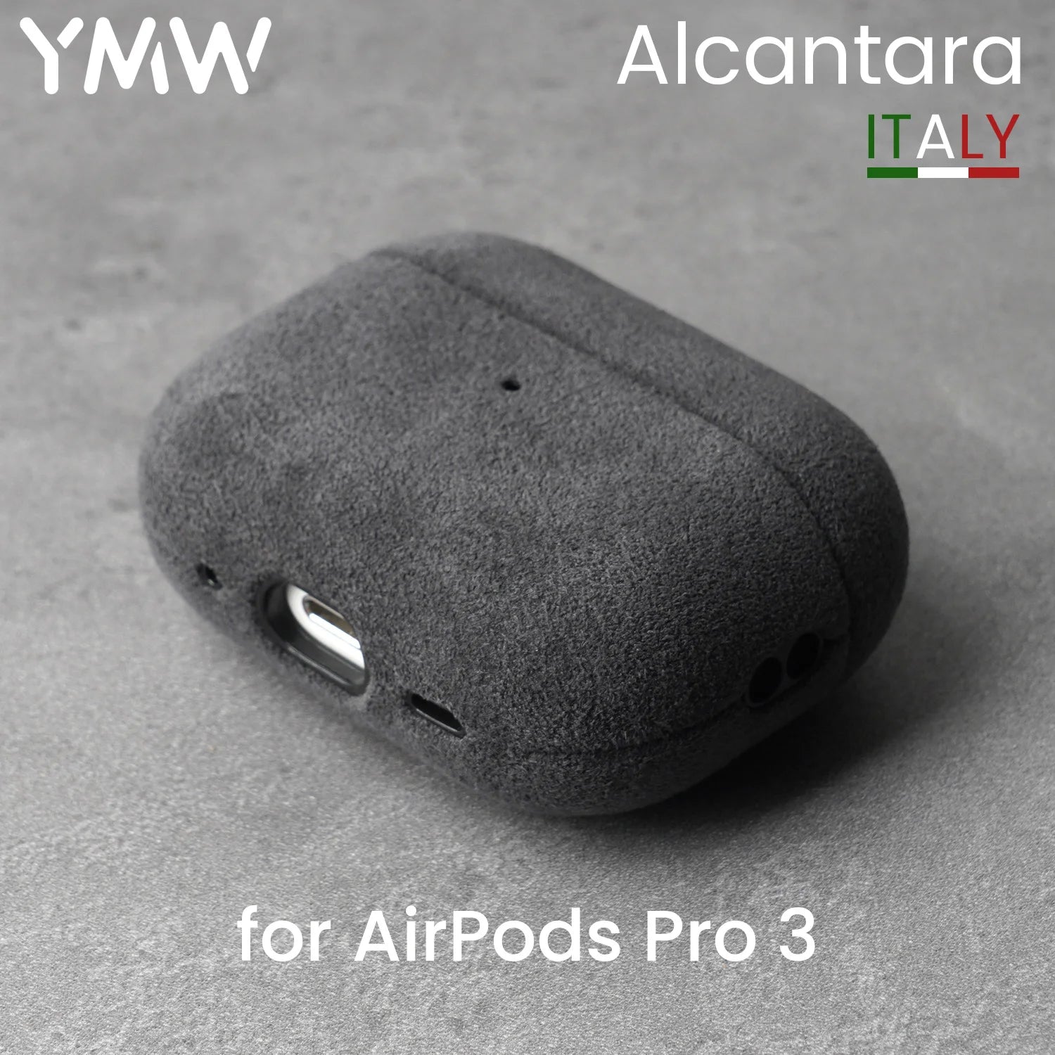 Luxuriöse Alcantara Schutzhülle für AirPods Pro 3