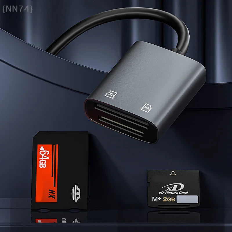 2-in-1 USB & Type-C Lightning Kartenleser Adapter