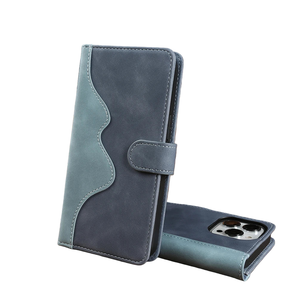 Luxus Leder Brieftaschenhülle für iPhone 17