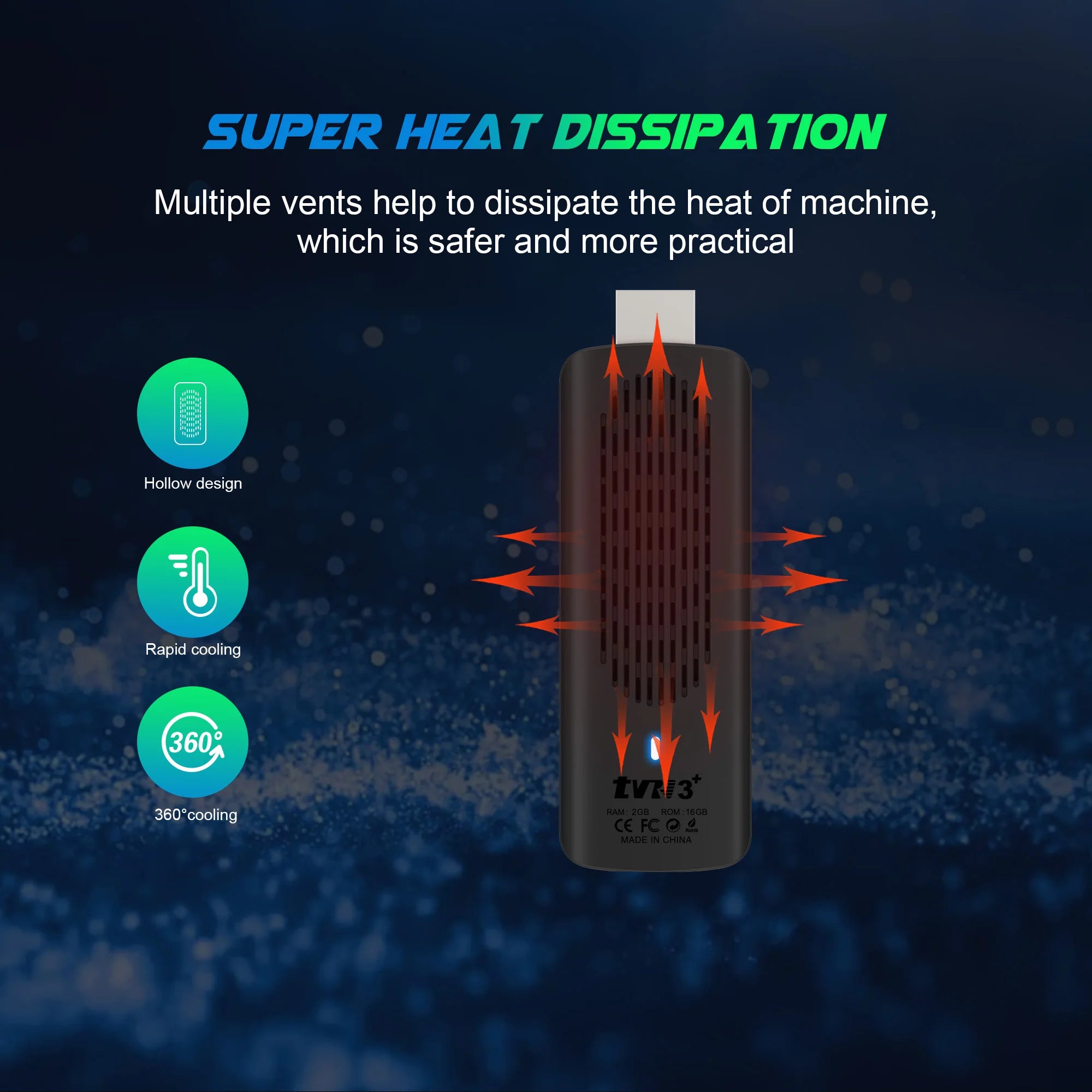 4K Android TV Stick mit WiFi6 und Sprachsteuerung