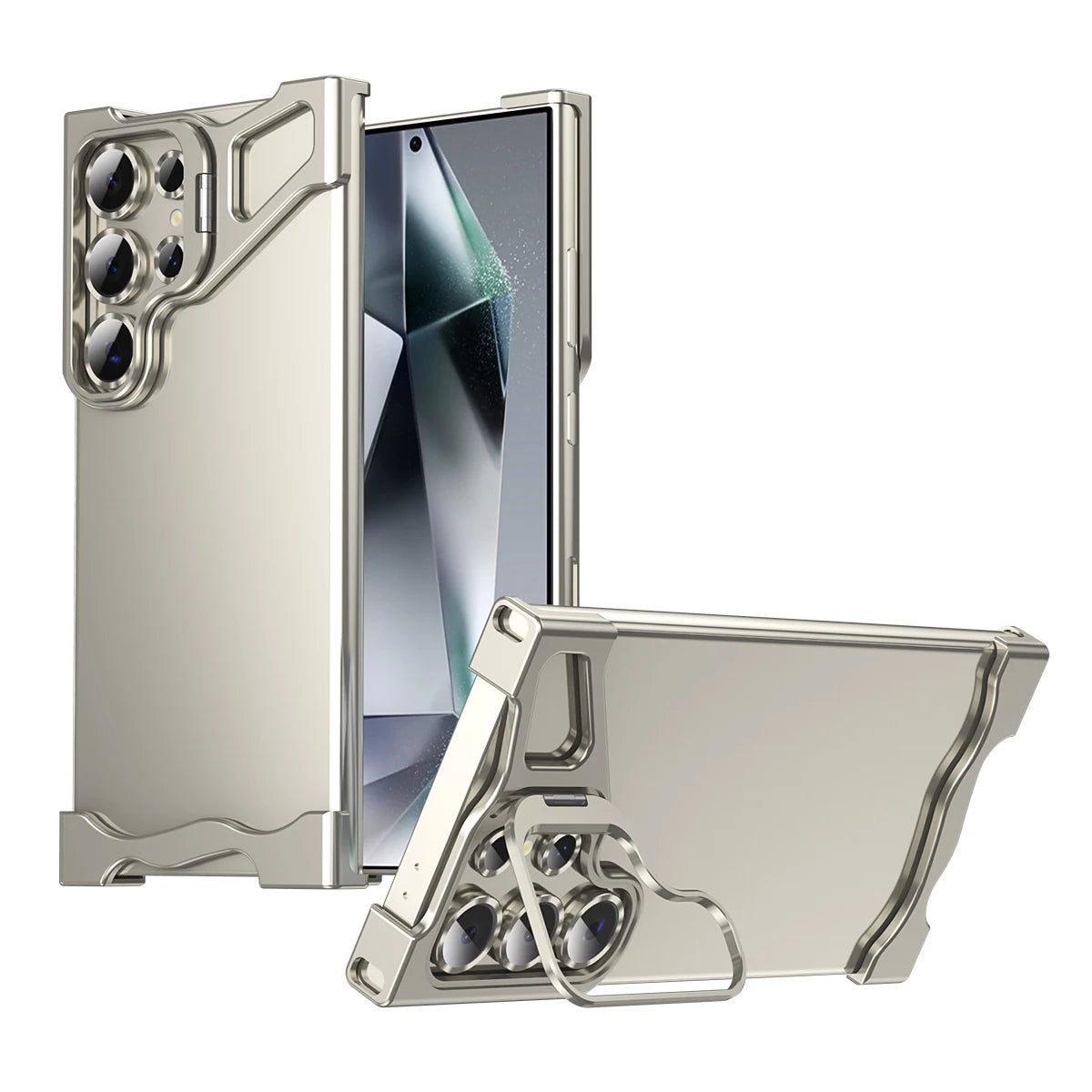 Metallrahmen Stoßstange Hülle für Samsung Galaxy