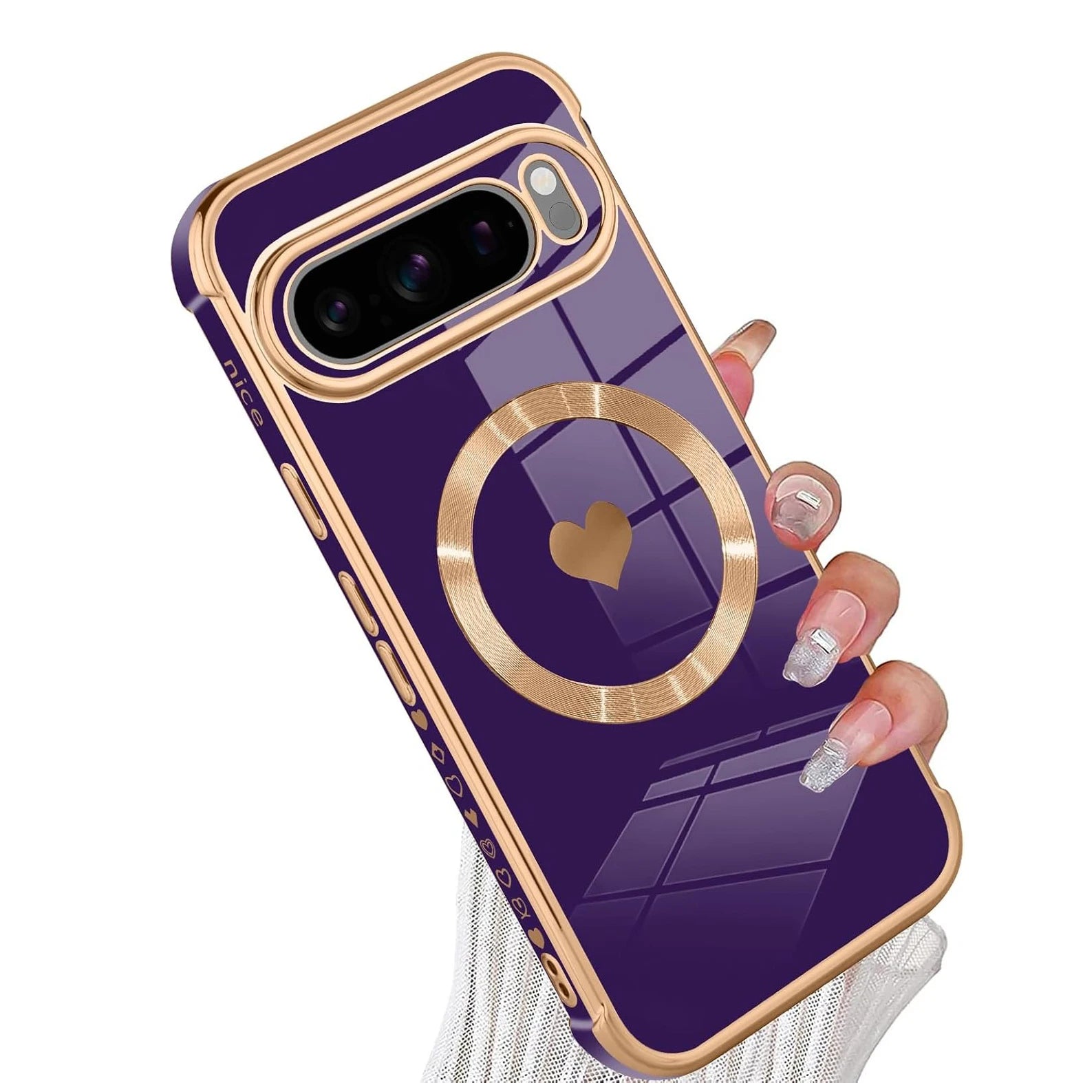 Magnetische Love Heart Hülle für Google Pixel 9