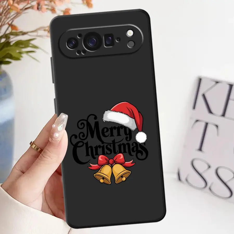 Schwarze Soft Shell Hülle für Google Pixel 8 9 und 10