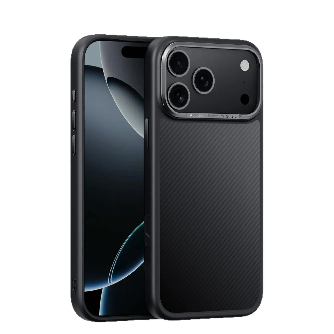 Kevlar Aramidfaser Hülle für iPhone 17 Pro Magnet