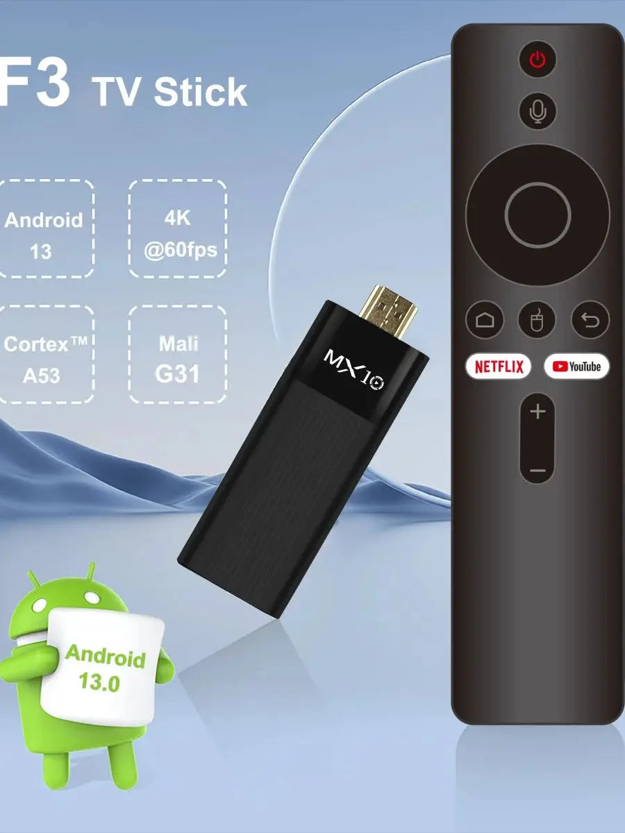4K TV Stick Android 11 with 2GB RAM 16GB storage