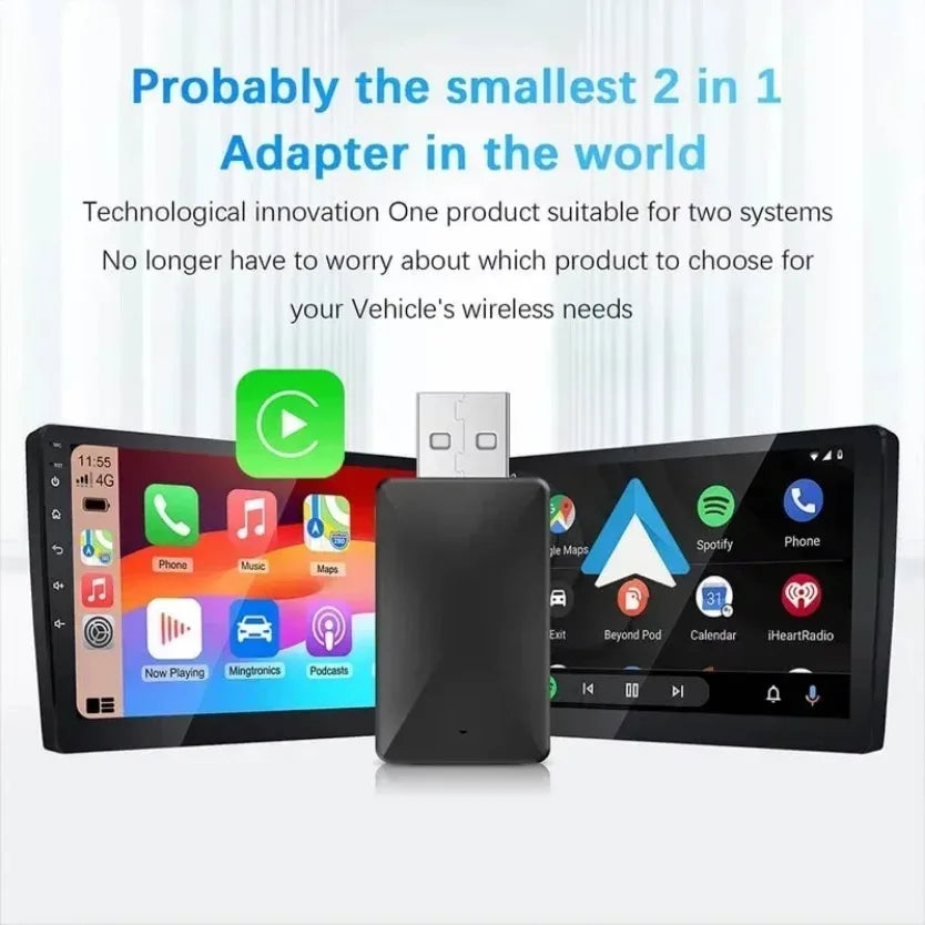 Kabelloser CarPlay Android Auto Adapter